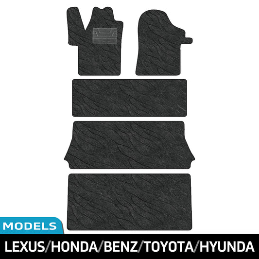 Special imitation cashmere starry sky material floor mats for commercial vehicles